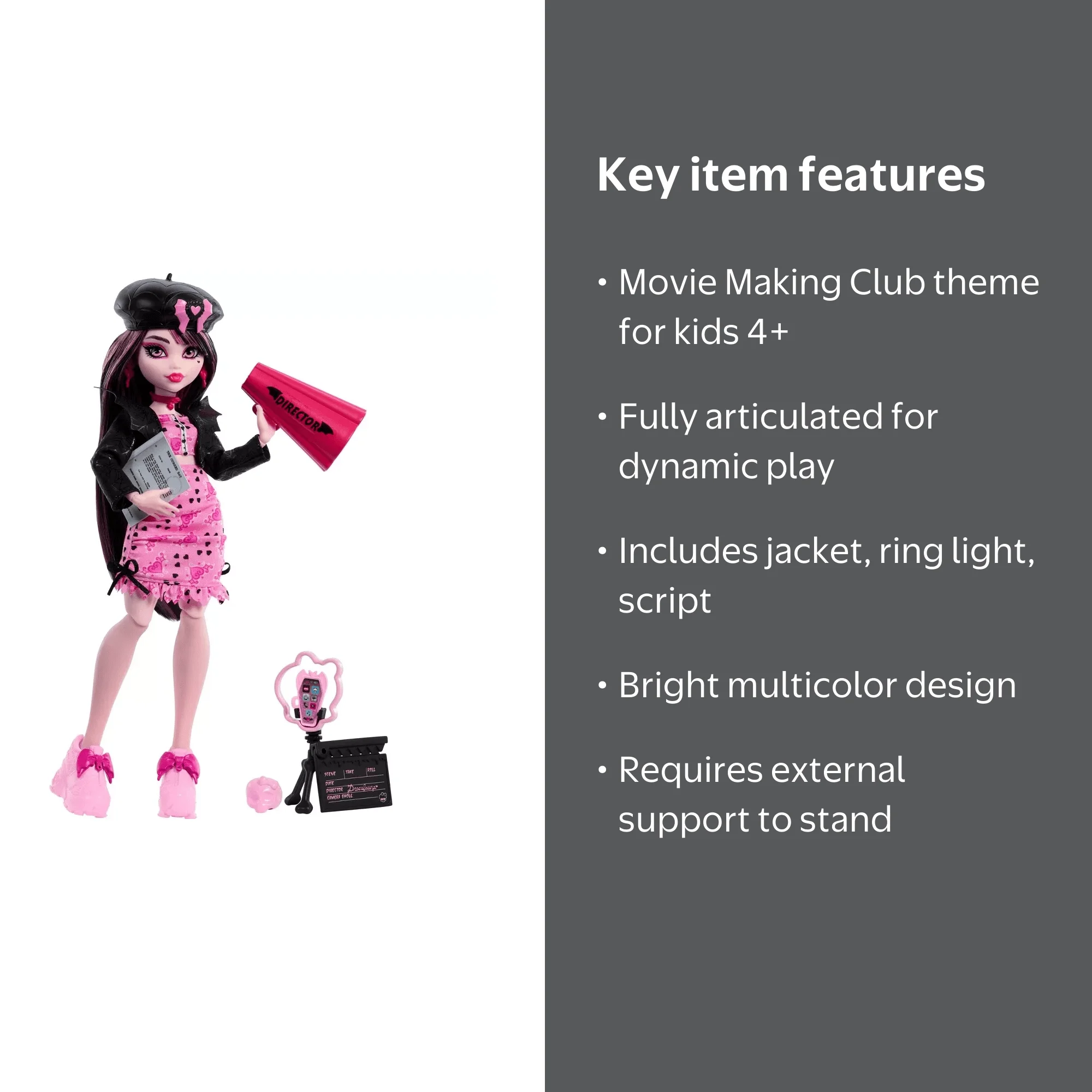 Monster High Fearbook Draculaura Doll - Walmart.com