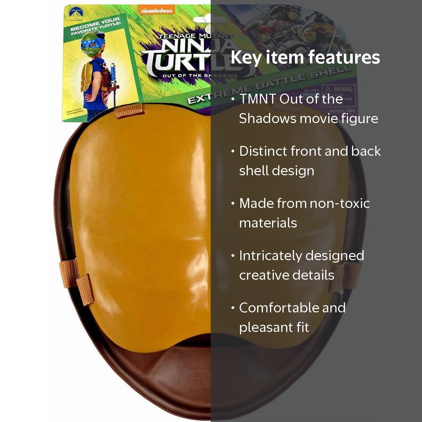 PlayMates Officially Licensed TMNT Leonardo Extreme Battle Shell