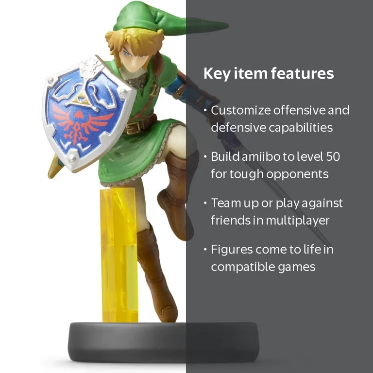 Super Smash Bros Link Amiibo Japanese Version for Switch/3DS/Wii U