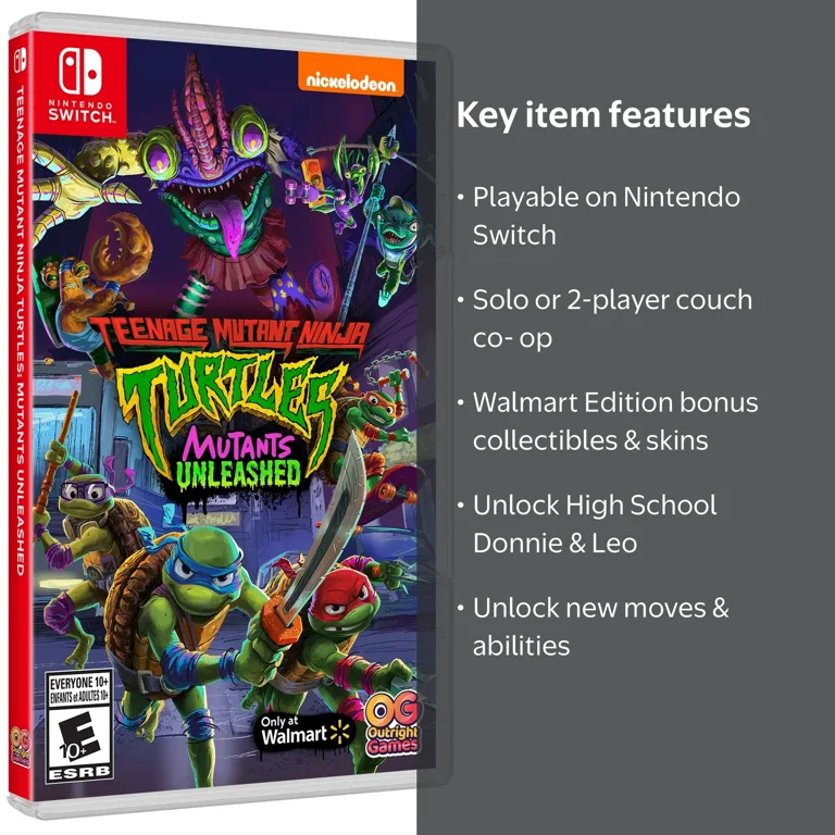 Teenage Mutant Ninja Turtles: Mutants Unleashed - Nintendo Switch