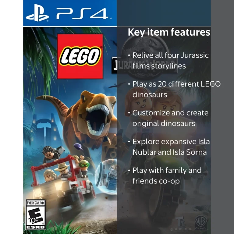 Warner Bros, LEGO Jurassic World Video Game, PS4, 883929472833