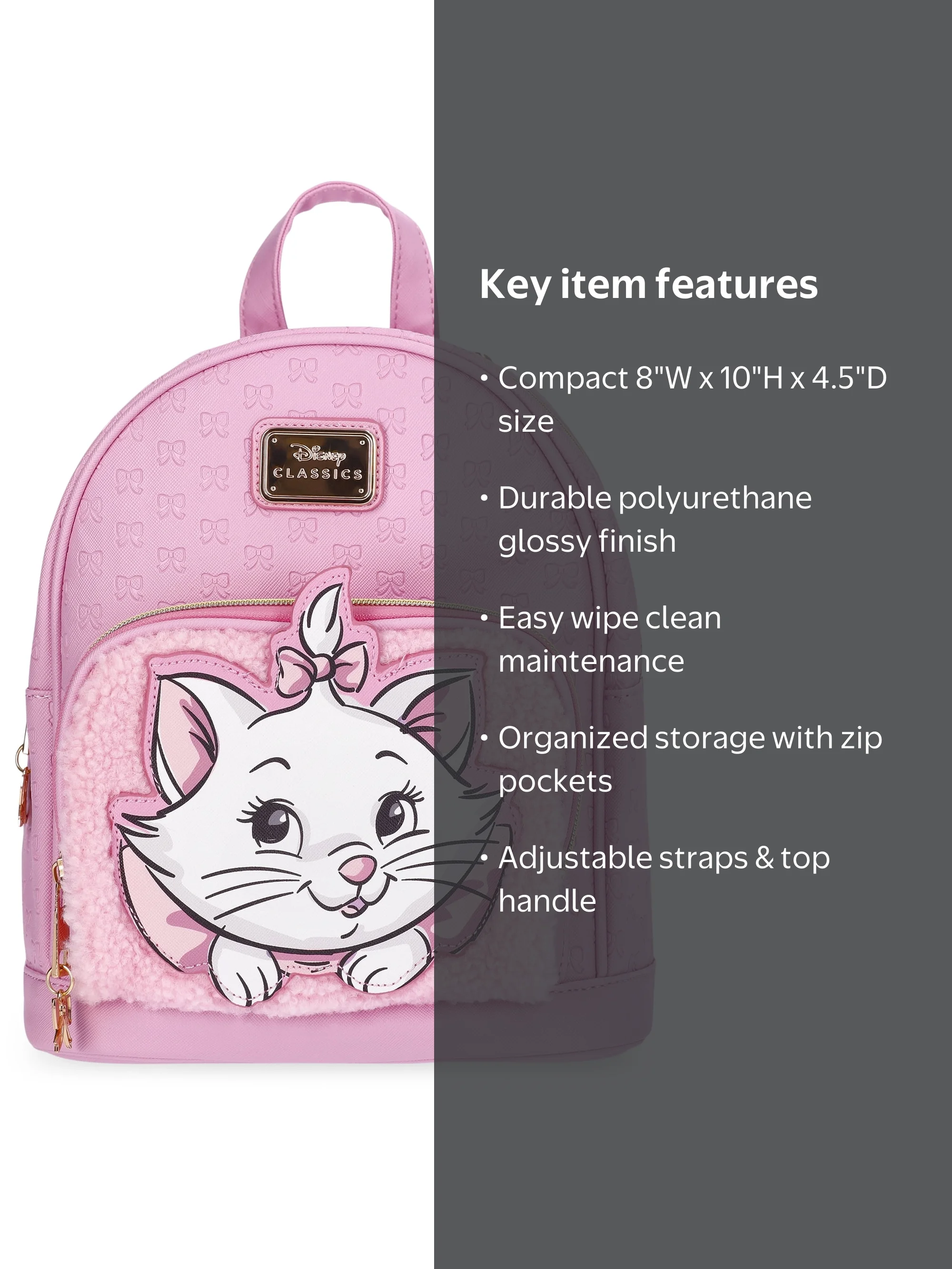 aristoxats mini backpack the Aristocats Piano Pink Get Lojos Mojo fect new collection Loungefly Disney The Aristocats Kittens