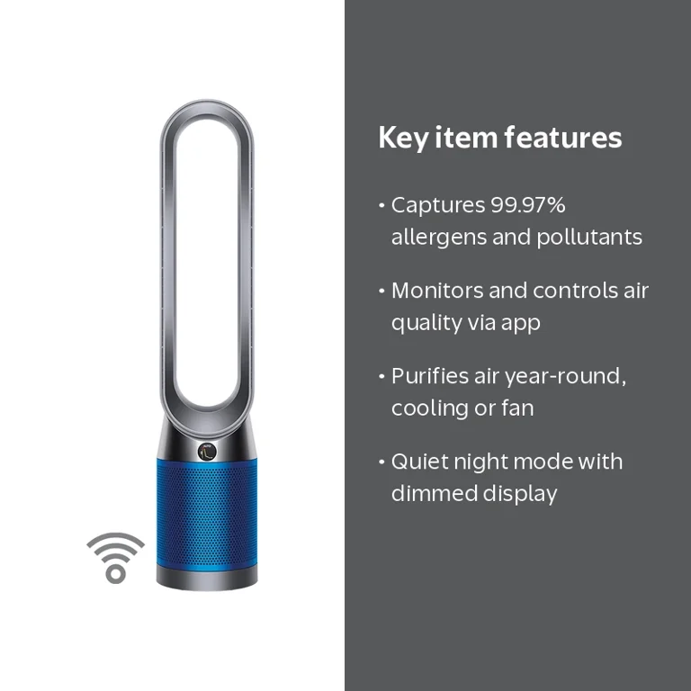 Premium Dyson TP04 Pure Cool™ Connected Air Purifier | Blue