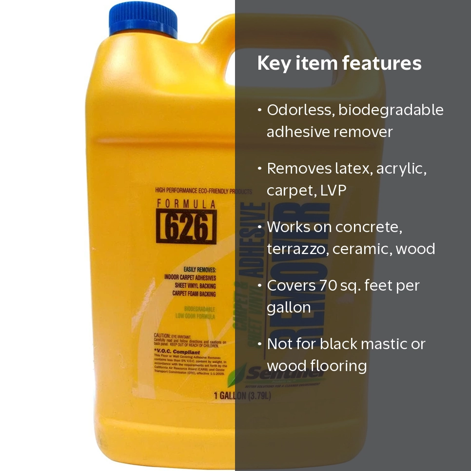 Sentinel 626 Odorless Biodegradable Carpet and Sheet Vinyl