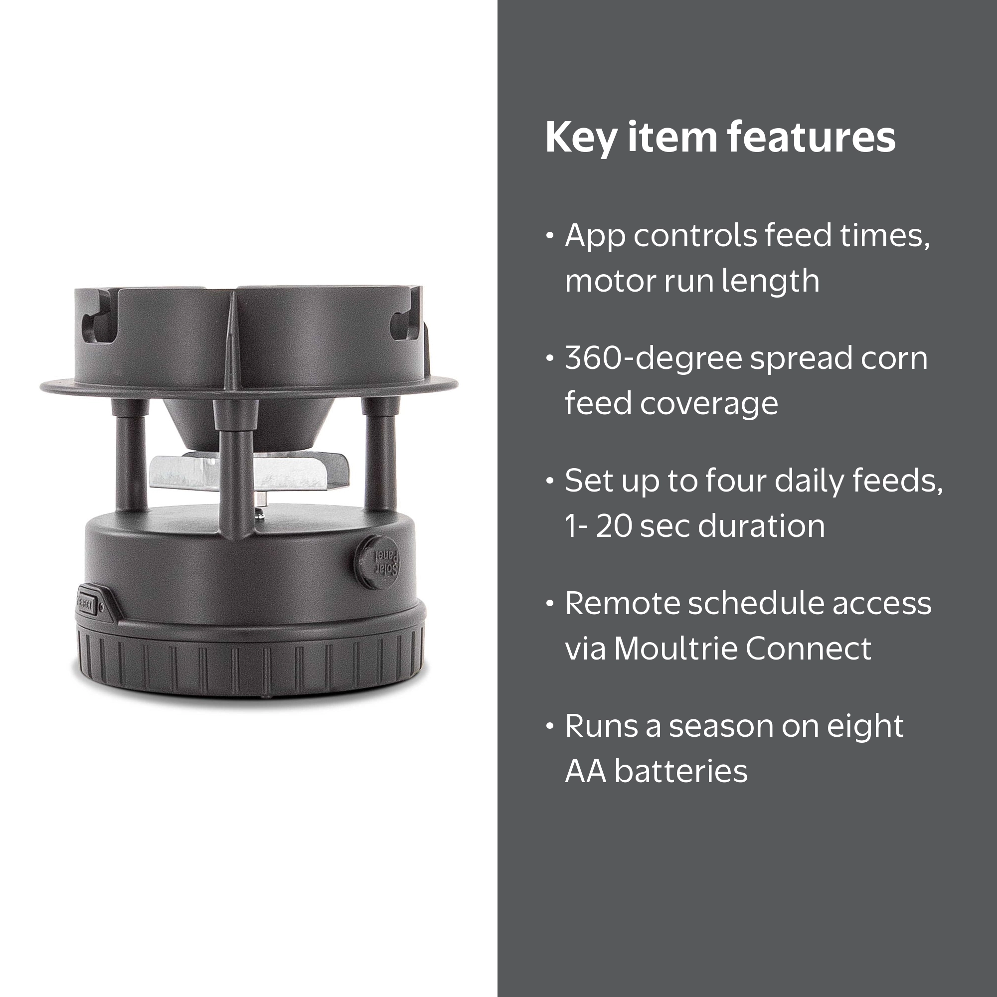 Moultrie All-In-One II Feeder Kit, dependable deer feeder system