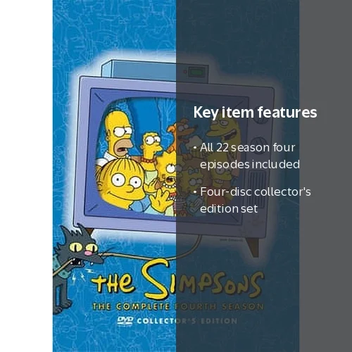 The Simpsons: The Complete Fourth Season (DVD) - Walmart.com