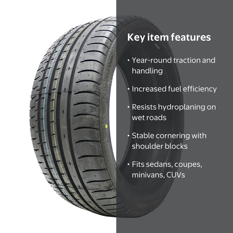 Accelera, Passenger Tire, 215/45ZR18 93W XL, All Season - Walmart.com