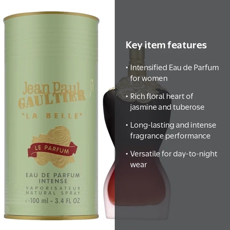 l*a様 ラベル・JEAN PAUL GAULTIER INTENSE 50ml Jean Paul Gaultier La Belle Eau de Parfum Intense Spray, 3.4 oz