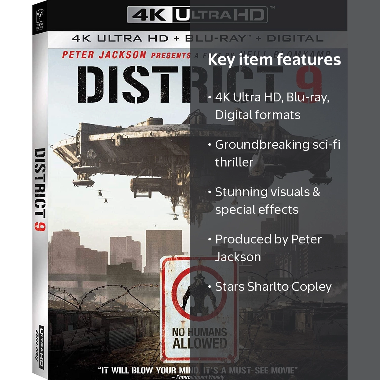 Sony Pictures Entertainment, 4K Ultra HD Blu-ray Digital, District