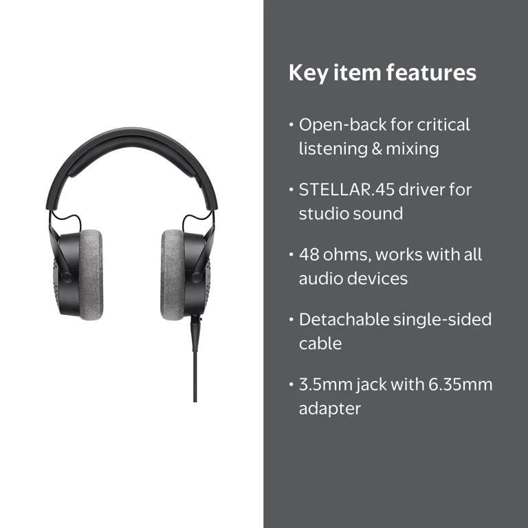 beyerdynamic DT 900 PRO X Open-Back Studio Headphones - Walmart.com