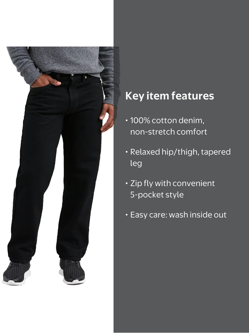 Levi's Men's Big & Tall 550 Relaxed Fit Jeans - Walmart.com