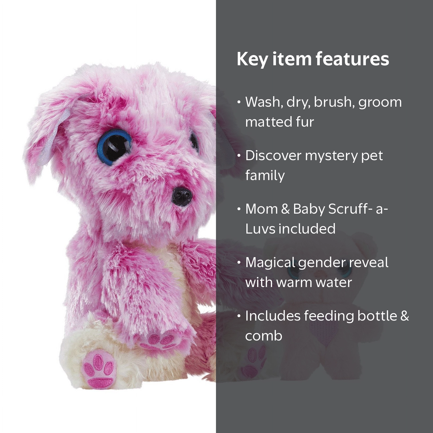 Little Live Pets Scruff-a-Luvs Rescue Mom & Baby, Mystery Pet