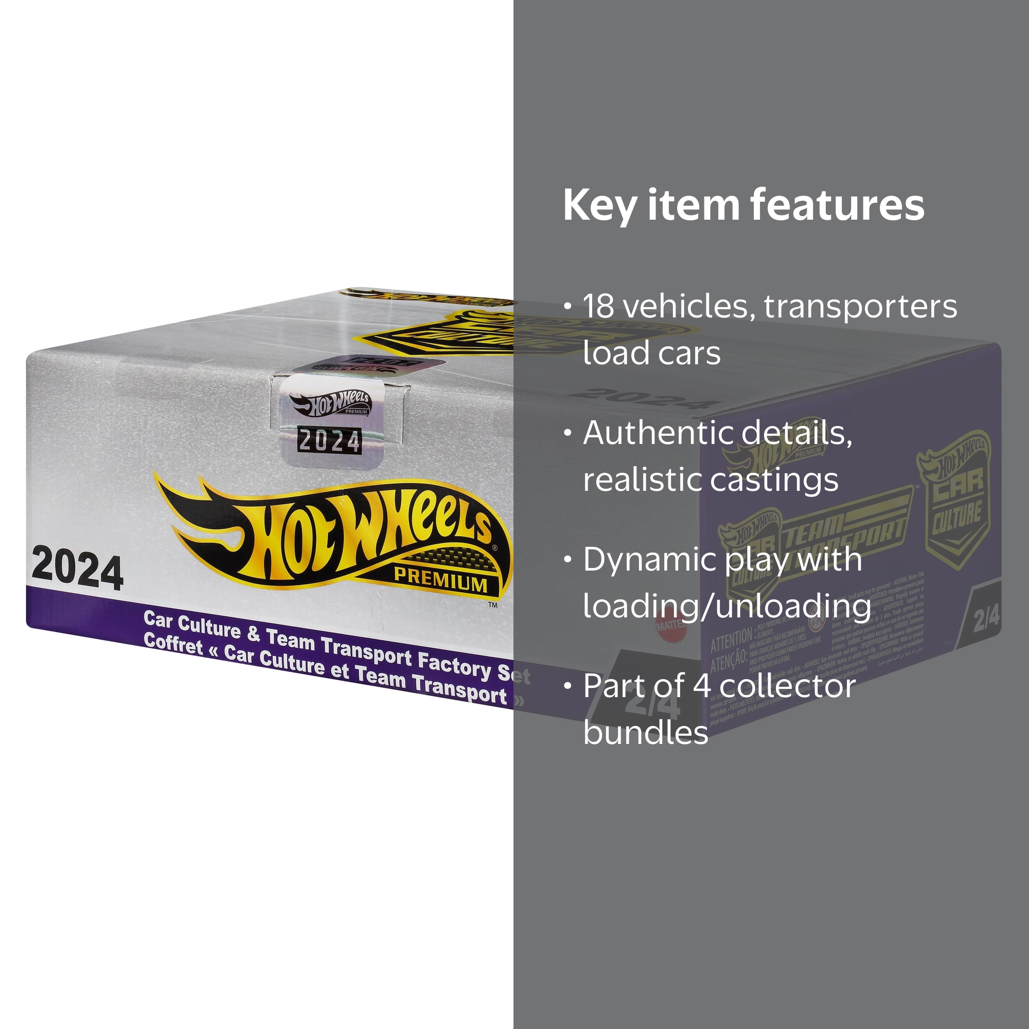 Hot Wheels Car Culture & Team Transport Factory Set, For