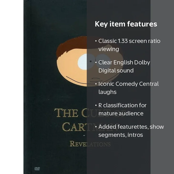 Comedy Central, South Park: Cult of Cartman (DVD), Comedy