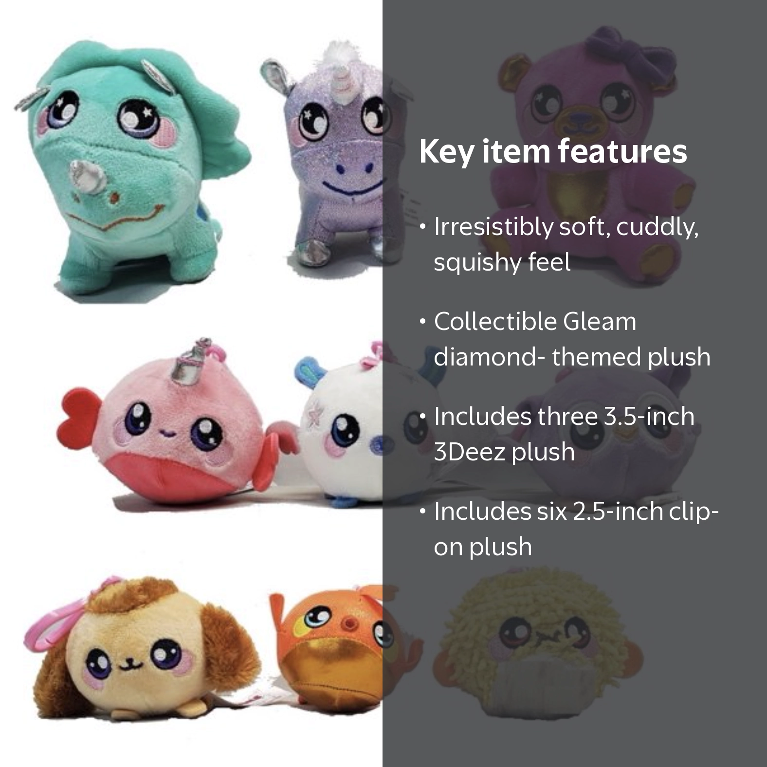 Squeezamals Gleam Collection Diamond - Walmart.com