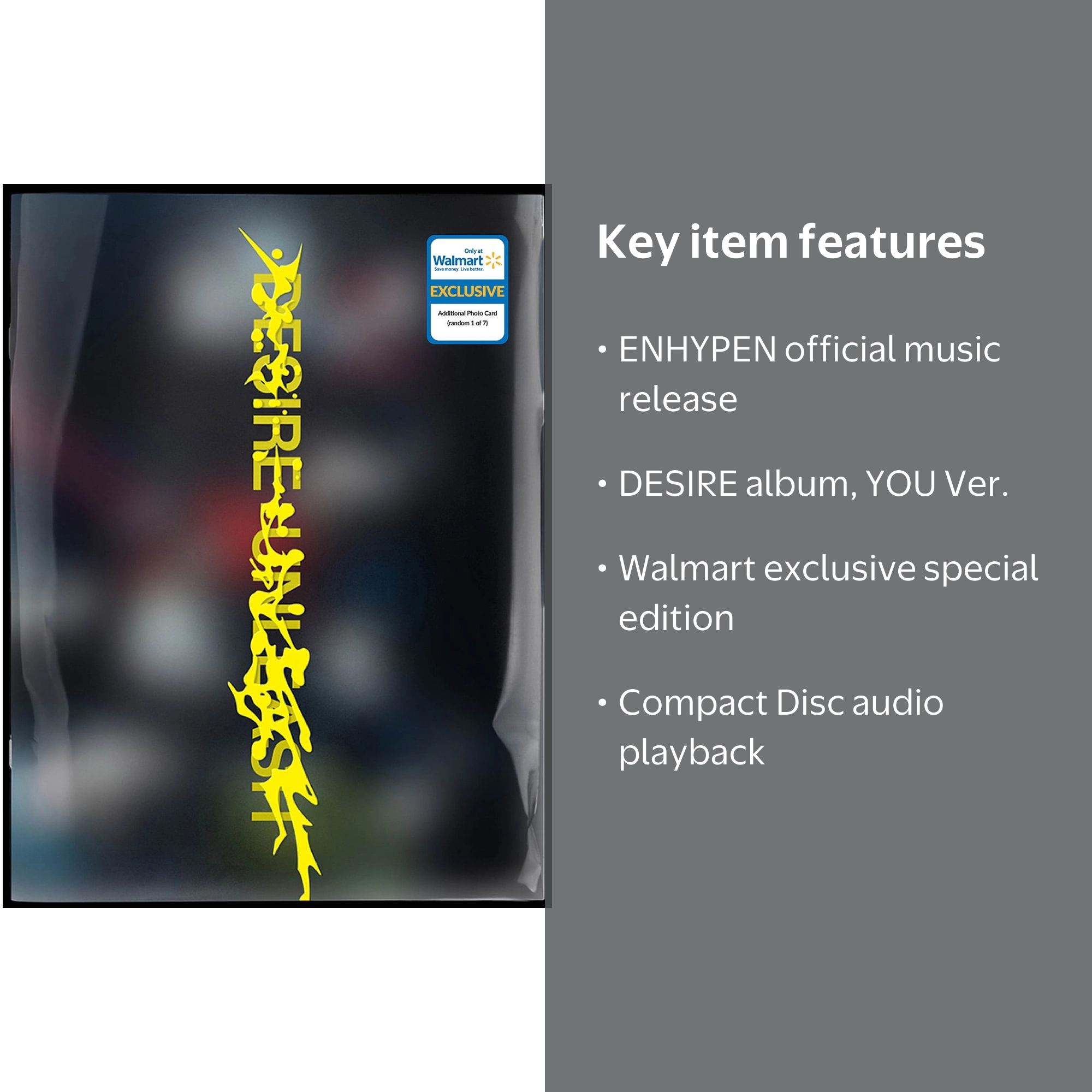 ENHYPEN - DESIRE : UNLEASH (YOU Ver.) (Walmart Exclusive) - CD