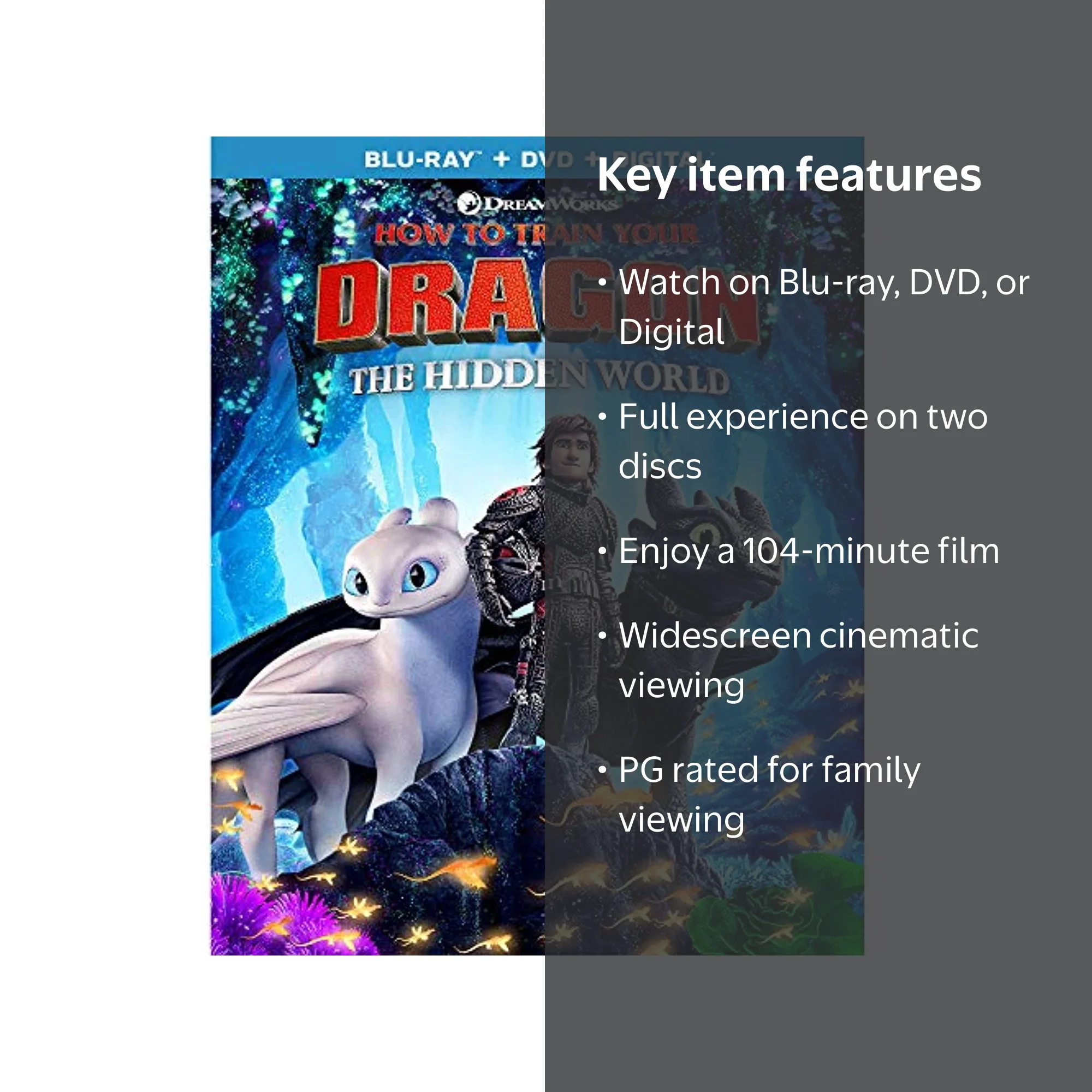 Dreamworks: How to Train Your Dragon - Hidden World (Blu-ray + DVD