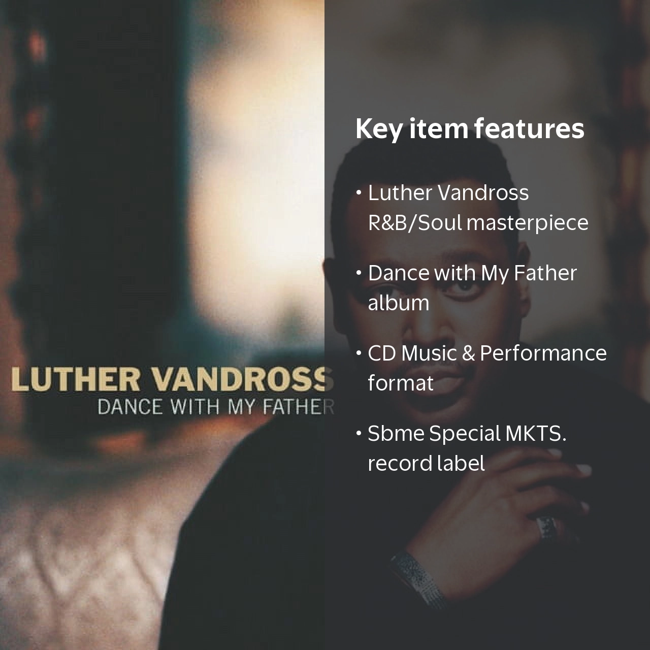 Luther Vandross - Dance with My Father - Music & Performance - CD