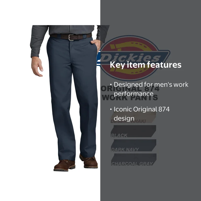 Dickies Men's Original 874 Work Pant - Walmart.com