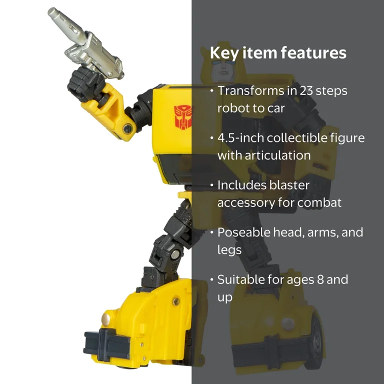 Transformers Studio Series Deluxe 86-29 Bumblebee Action Figure