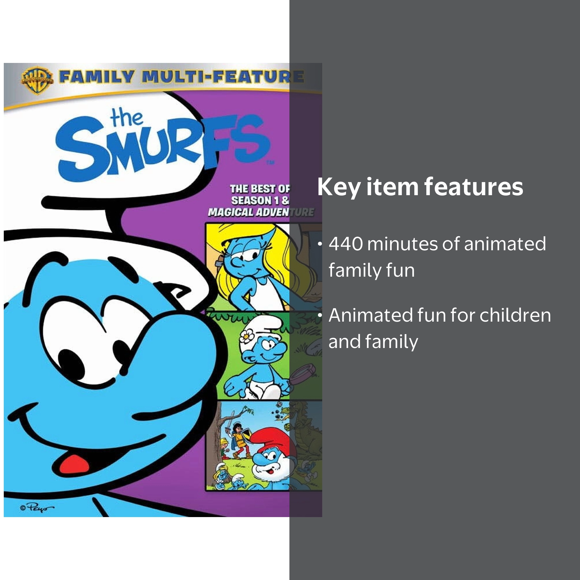 The Smurfs: 3 Pack of Fun [DVD] - Walmart.com