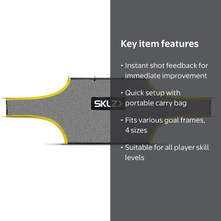 SKLZ Goalshot Soccer Goal Target Training Aide, 12 x 7 feet