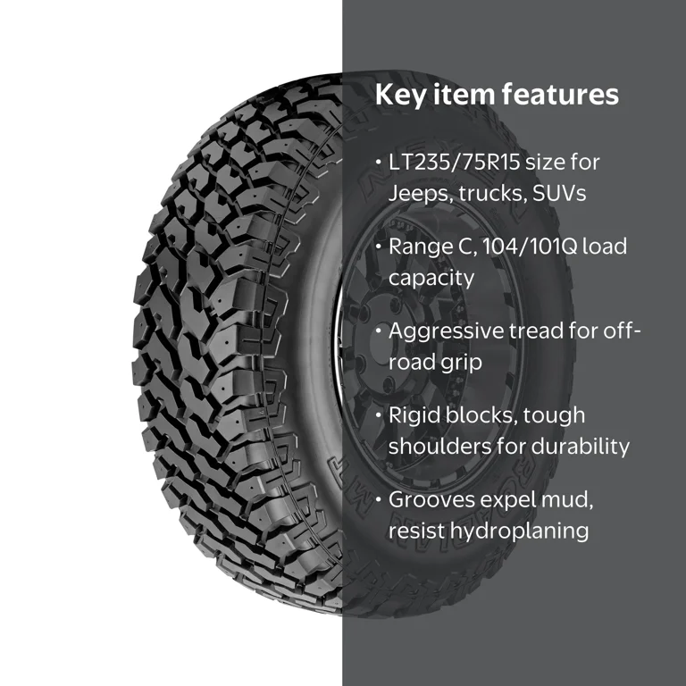 Nexen Roadian MT High Performance Mud Terrain Tire for Light