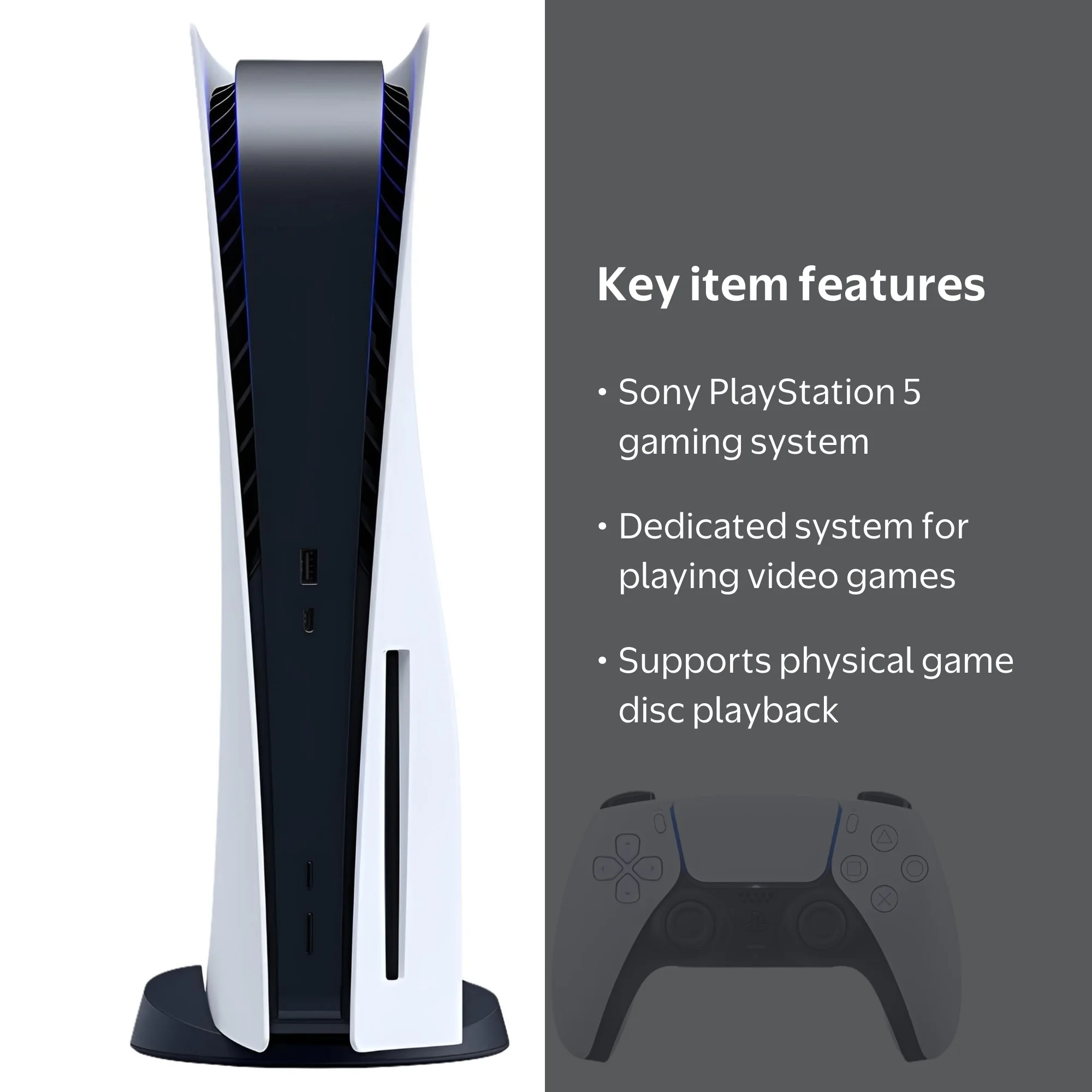 Sony PlayStation 5, PS5 Gaming Console, Disc Version - Walmart.com