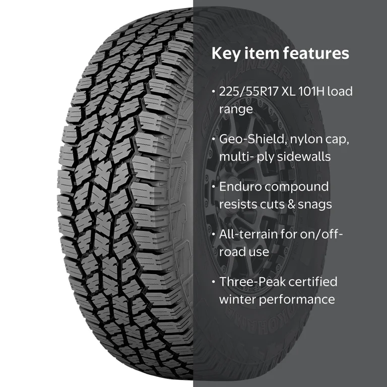 Yokohama Geolandar A/T4 G018 All Terrain 225/55R17 101H XL Light