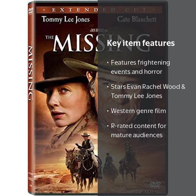 Sony Pictures Entertainment, The Missing DVD, Western Movie