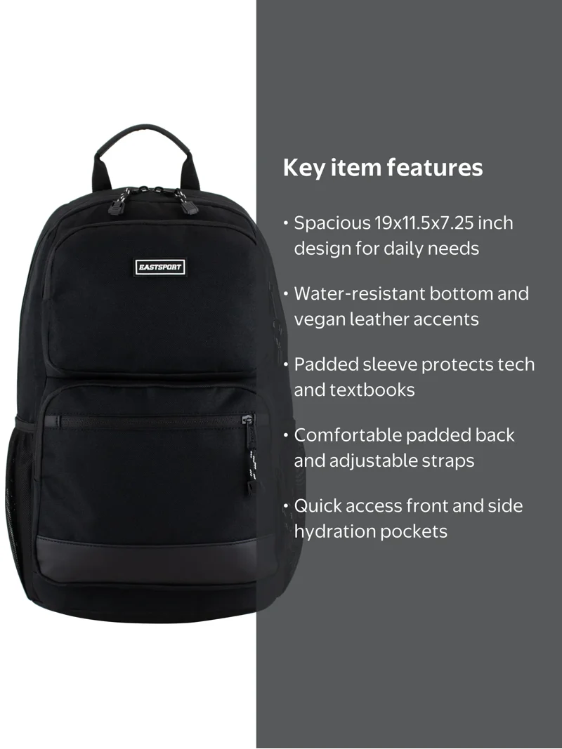 black leather backpack walmart Thursday Boot Company Men's Rugged Boot OS 13.3 inch in length Velez Black Top Grain Leather