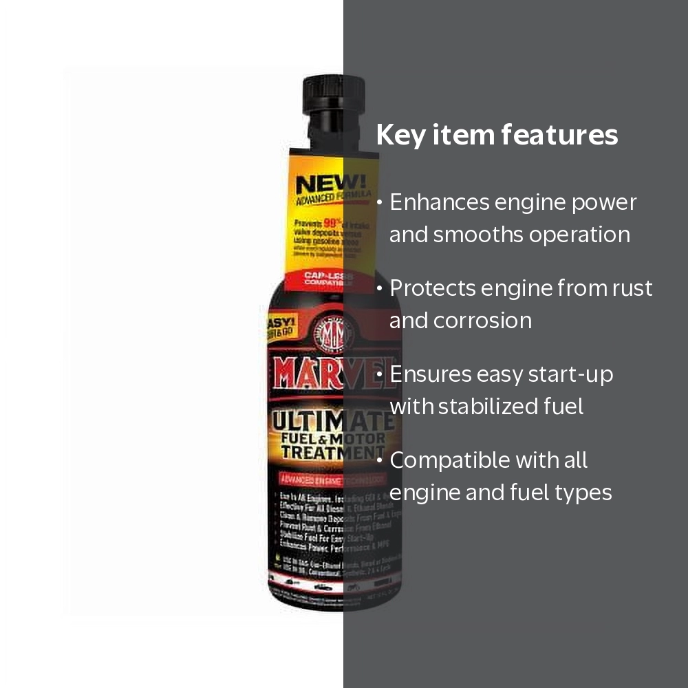 Marvel Mystery Ultimate Fuel & Motor Treatment, 12 Fl. Oz., 50665