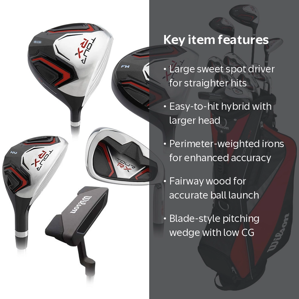 Wilson Tour RX Full Set - Walmart.com