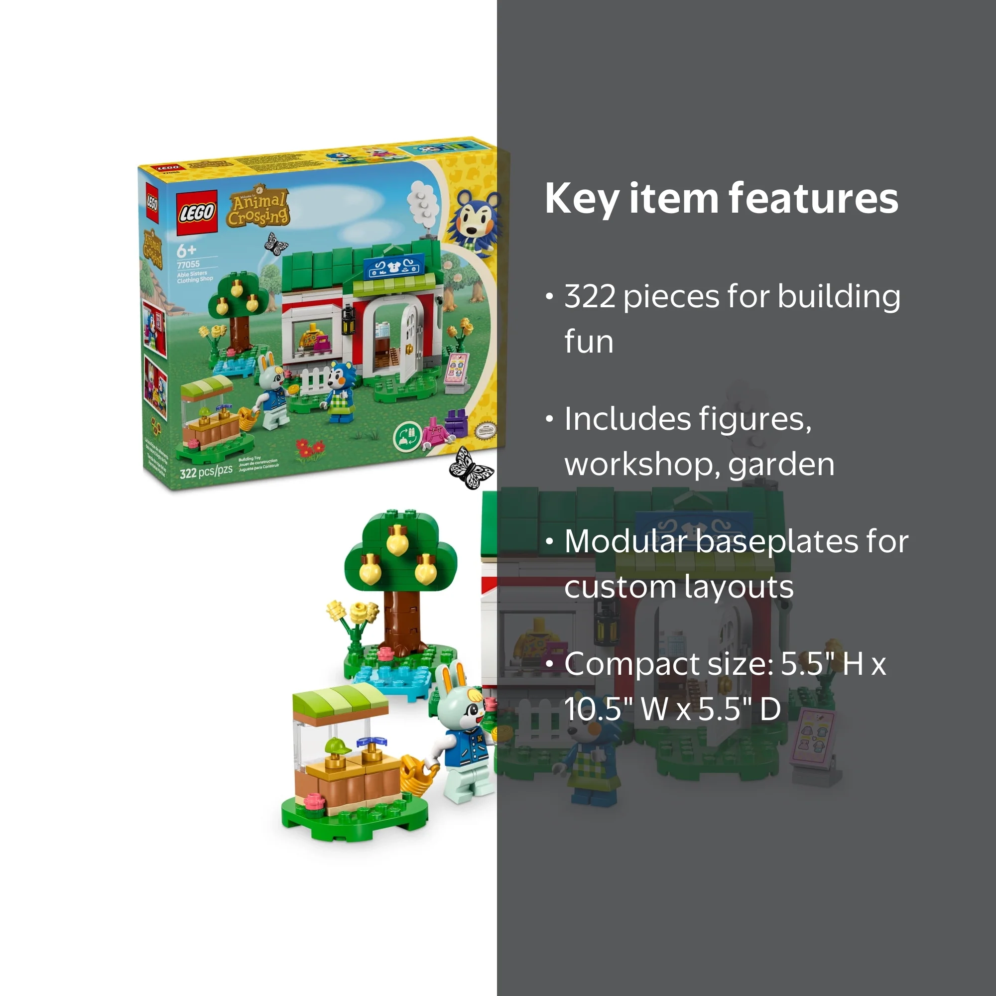 LEGO, Animal Crossing Set, 77055, Playset for Kids 6+ - Walmart.com