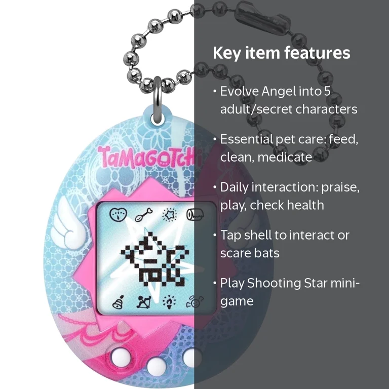 Tamagotchi, Original Angel Lace, Angel Shell Design, Mini Game