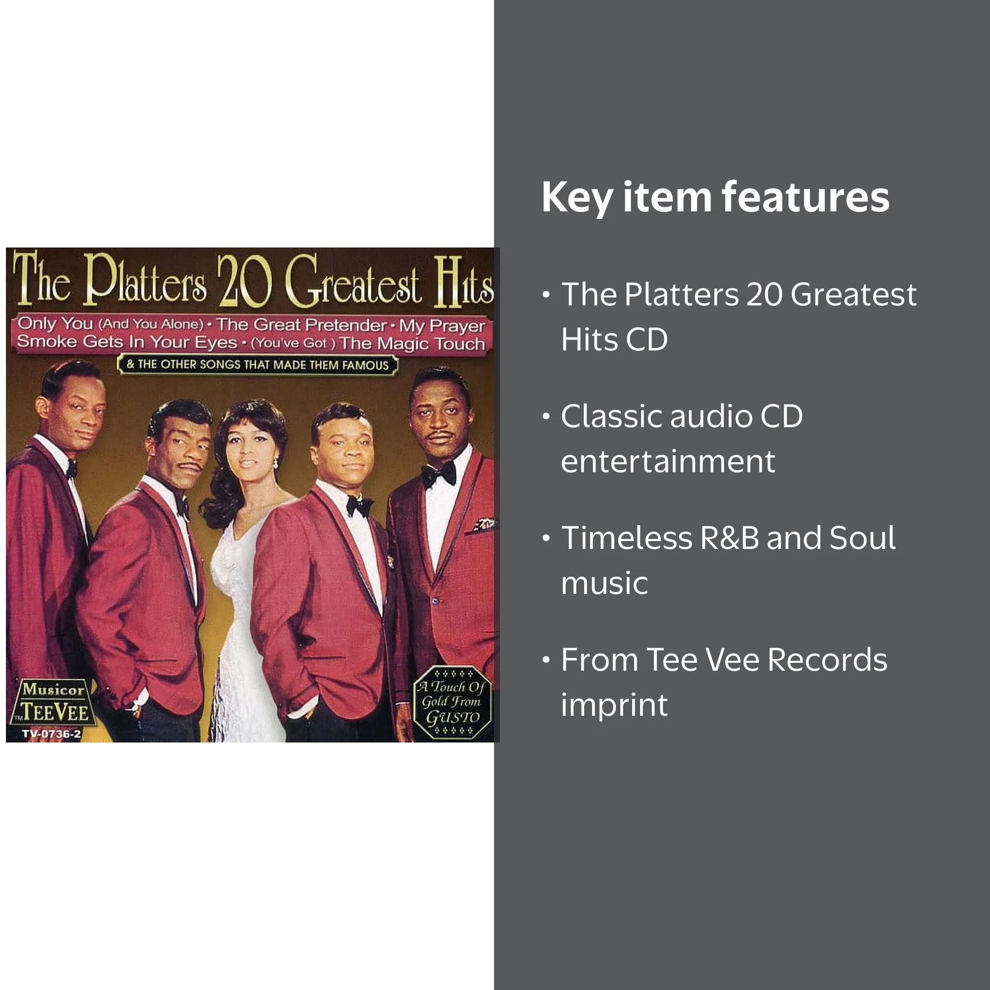The Platters - 20 Greatest Hits - Music & Performance - CD