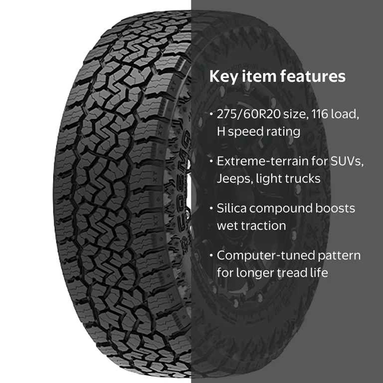 Cosmo Gripit XT All Terrain 275/60R20 116H Light Truck Tire