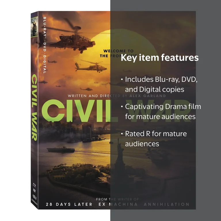 Lionsgate, Civil War Blu-ray DVD Digital, R, Lions Gate Drama