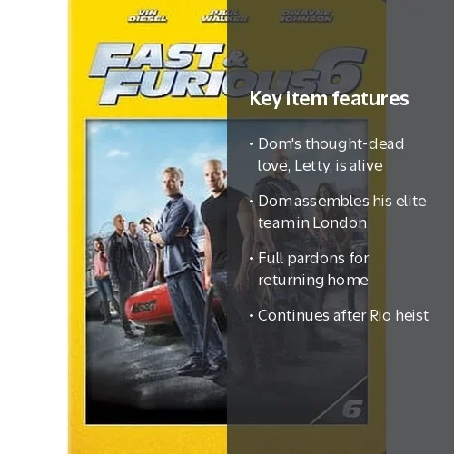 Fast & Furious 6 (DVD) - Walmart.com