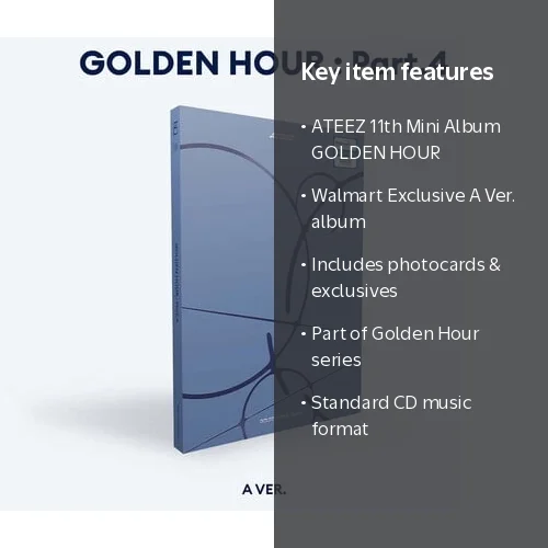 Ateez - GOLDEN HOUR: Part.4 - A Ver. (Walmart Exclusive) - Music