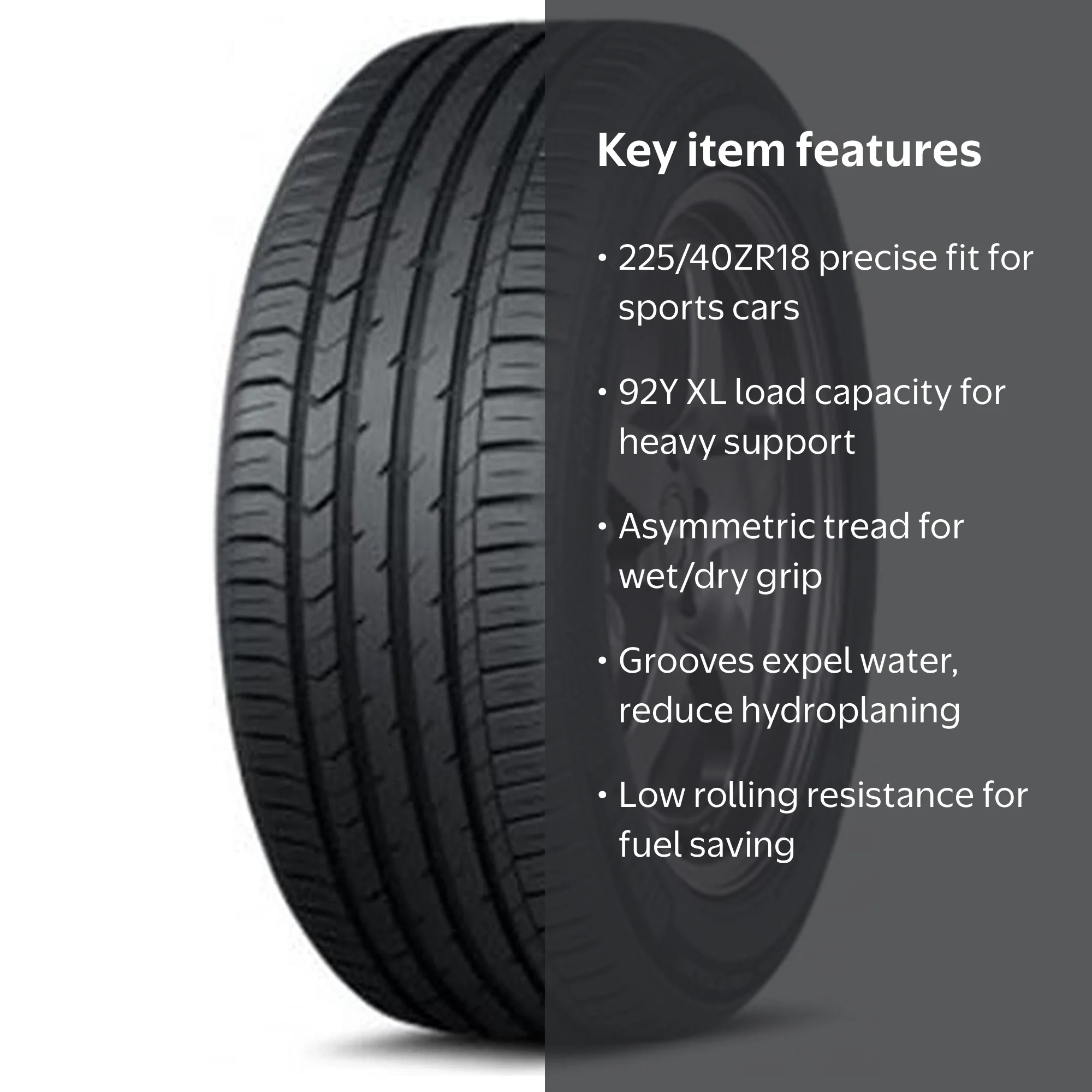 Momo Toprun M300 AS Sport UHP 225/40ZR18 92Y XL Passenger Tire