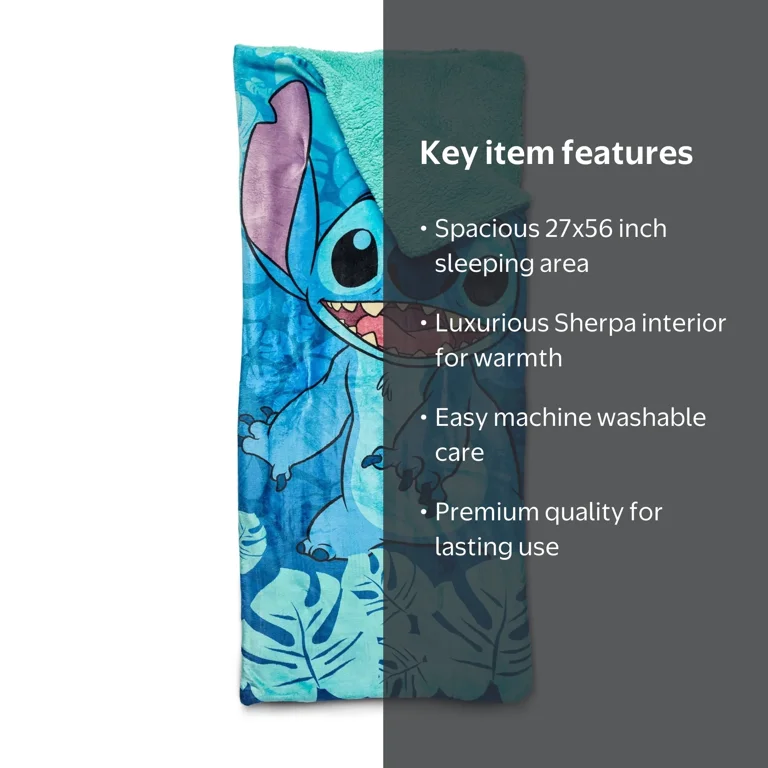 Disney Frozen, Sherpa Slumber Bag, 27x56, Big Smiles Cloud