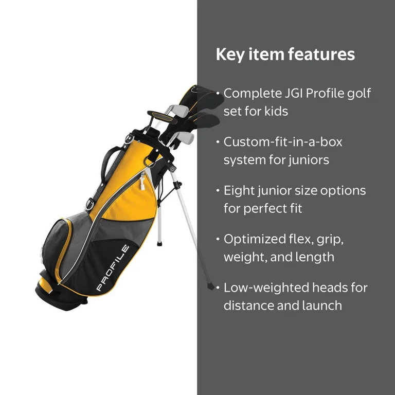 Wilson Kid's Profile JGI Complete Set - Medium, Junior Right Hand