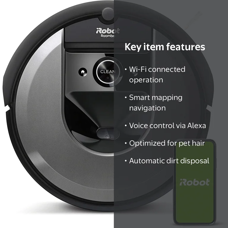 iRobot Roomba i7 (7150) - Wi-Fi Connected Smart Robot Vacuum iRobot Roomba i7 (7150) - Wi-Fi Connected Smart Robot Vacuum