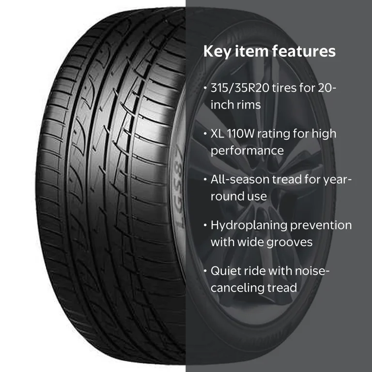 Landgolden LGS87 All Season SUV/Crossover Tire, 315/35R20 110W XL