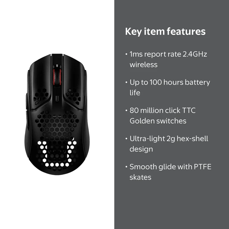 HP, Wireless Gaming Mouse, Black, Long Battery Life - Walmart.com