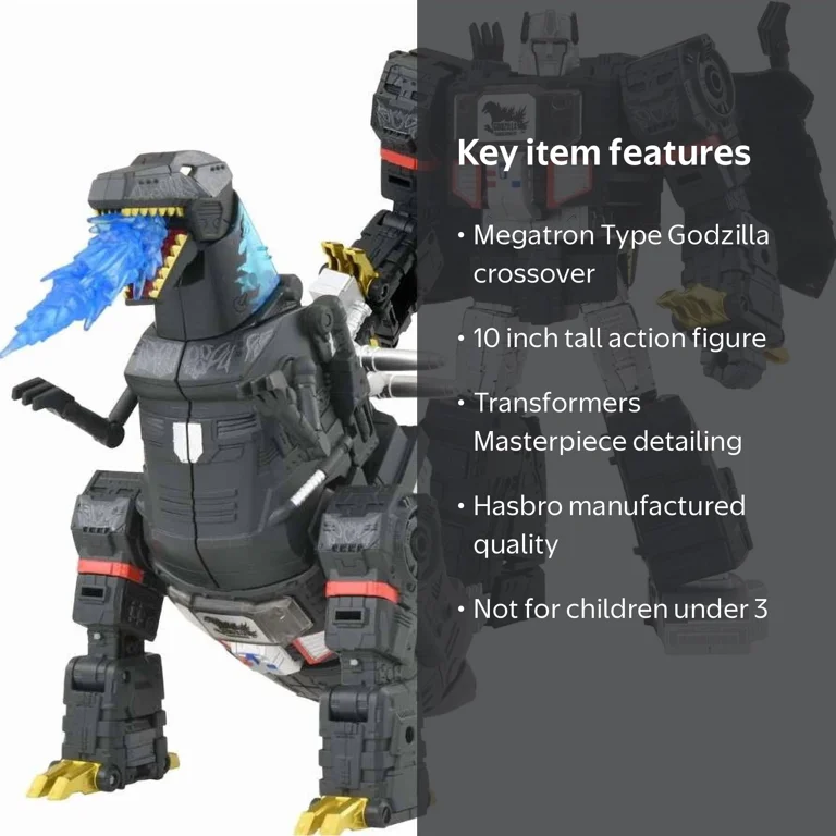 Transformers Synergenex Series Megatron Type Godzilla Action
