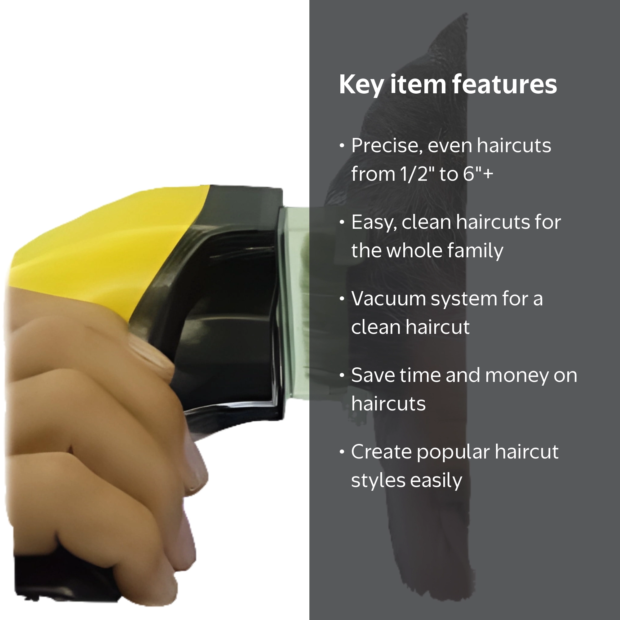 Flowbee Home Haircutting System with Clipper Head, Hose, Vacuum