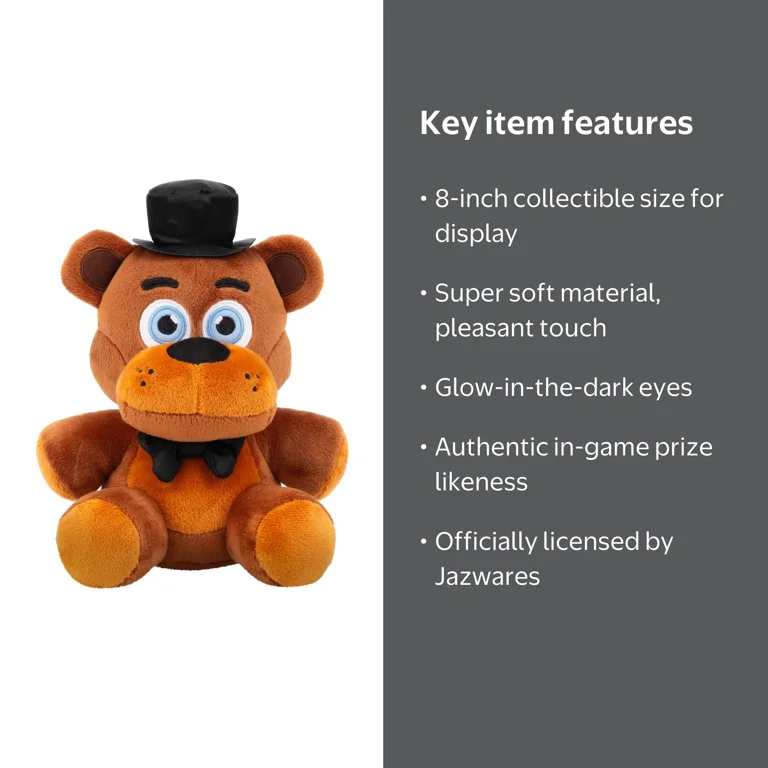 Five Nights at Freddy's - Classic Freddy 8 inch Plush - Walmart.com