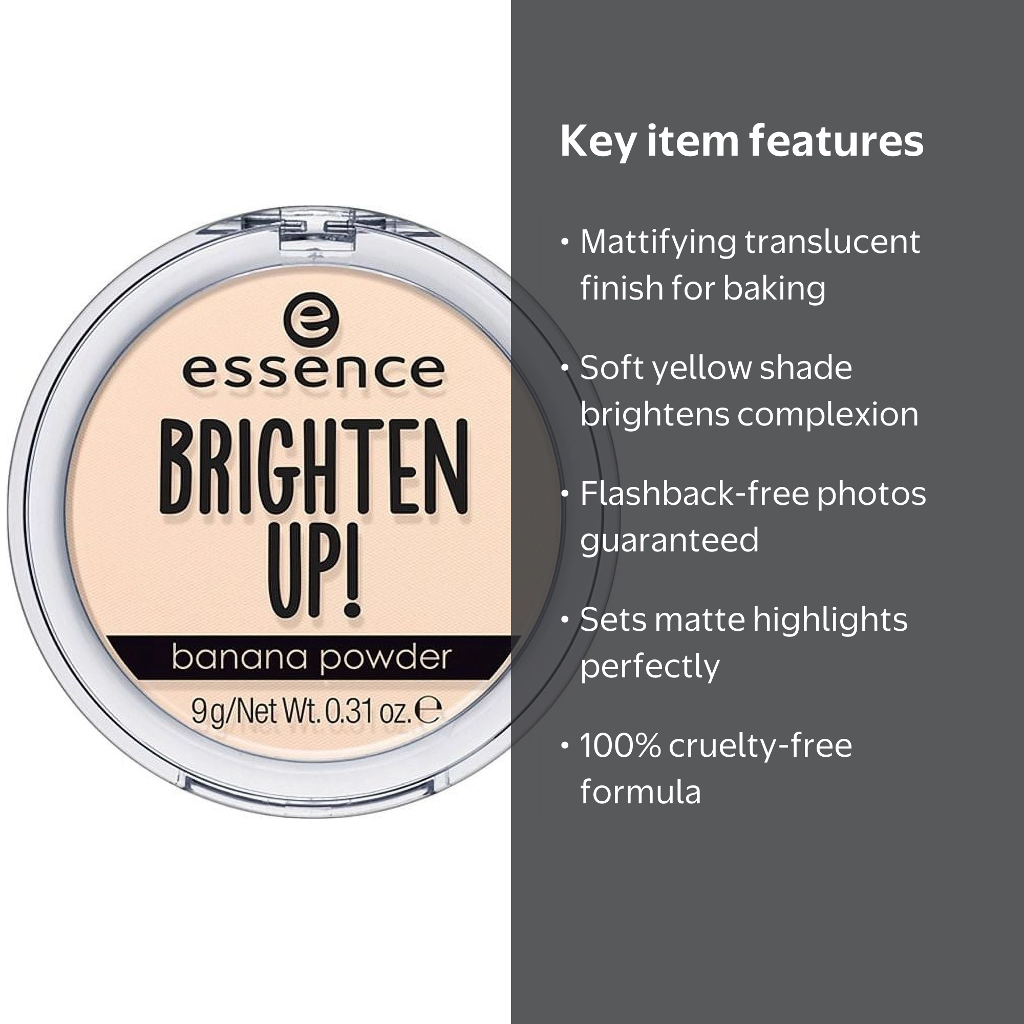 美容液 McCELLRIE POWDER ESSENCE 4weekschange essence Brighten Up! Banana Powder | Mattifying Translucent Powder